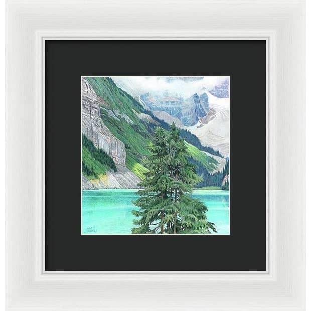Lake Louise Alberta - Framed Print | Artwork by Glen Loates