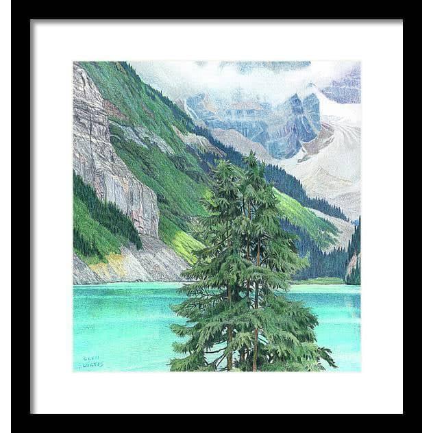 Lake Louise Alberta - Framed Print | Artwork by Glen Loates