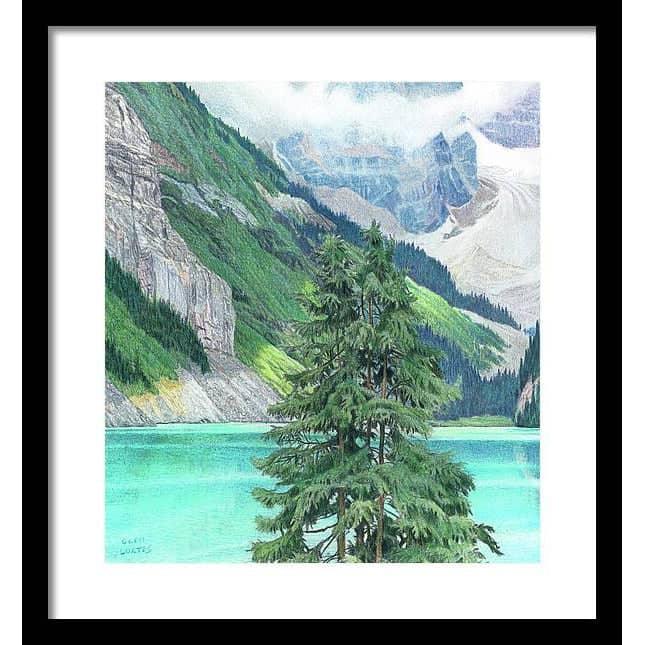 Lake Louise Alberta - Framed Print | Artwork by Glen Loates