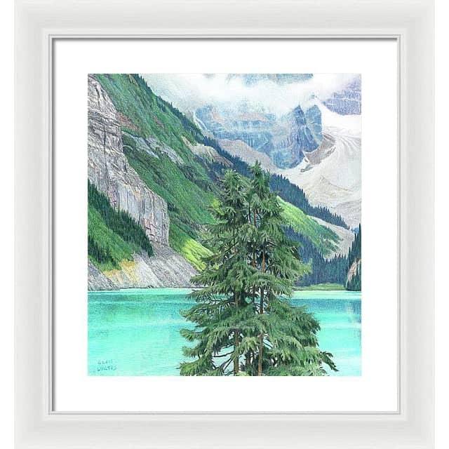 Lake Louise Alberta - Framed Print | Artwork by Glen Loates