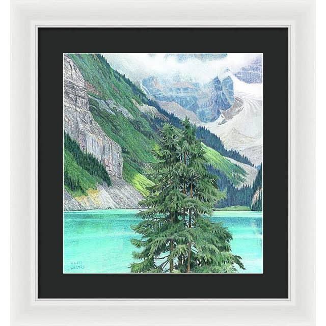 Lake Louise Alberta - Framed Print | Artwork by Glen Loates