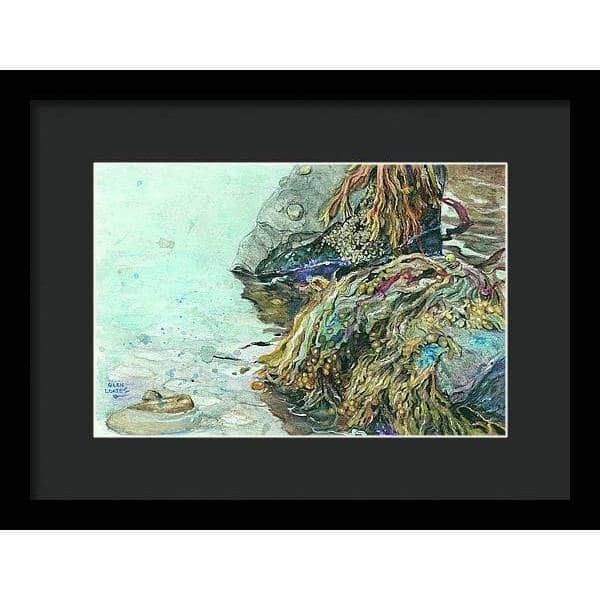 Low Tide Halifax Nova Scotia - Framed Print | Artwork by Glen Loates