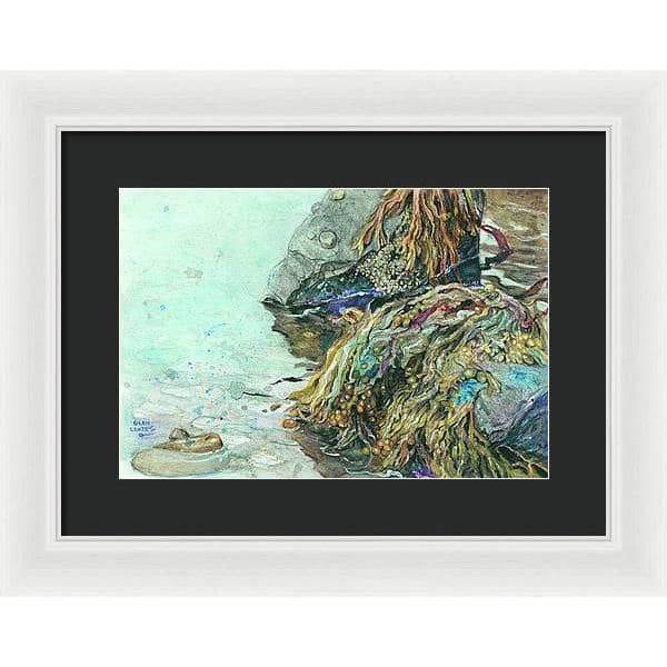 Low Tide Halifax Nova Scotia - Framed Print | Artwork by Glen Loates