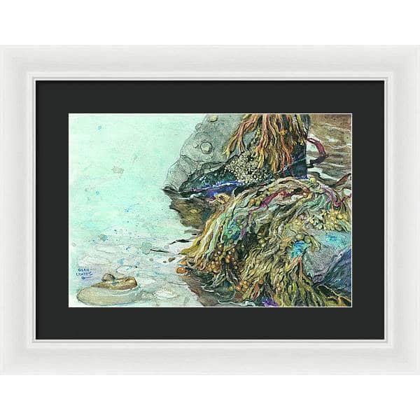Low Tide Halifax Nova Scotia - Framed Print | Artwork by Glen Loates