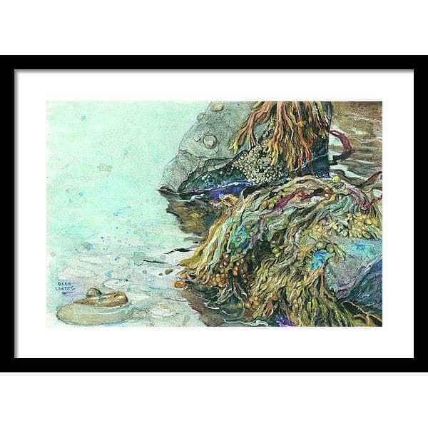 Low Tide Halifax Nova Scotia - Framed Print | Artwork by Glen Loates
