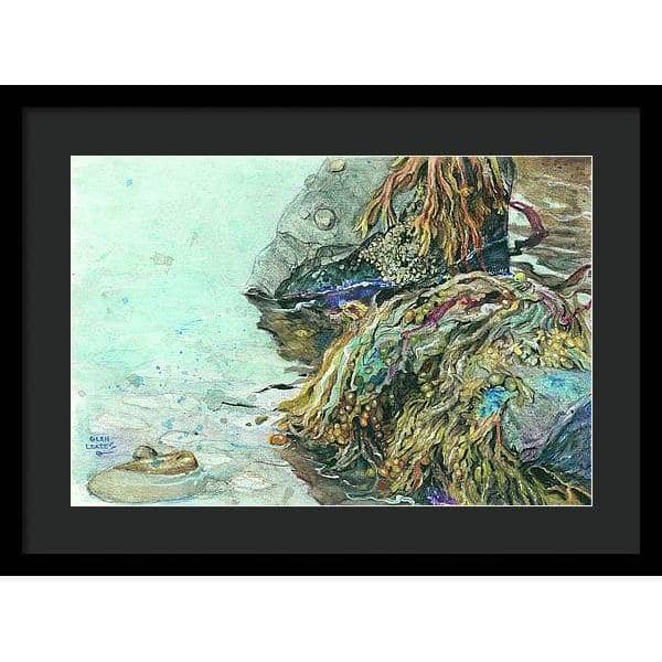 Low Tide Halifax Nova Scotia - Framed Print | Artwork by Glen Loates