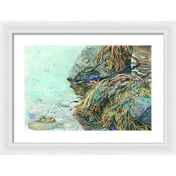 Low Tide Halifax Nova Scotia - Framed Print | Artwork by Glen Loates