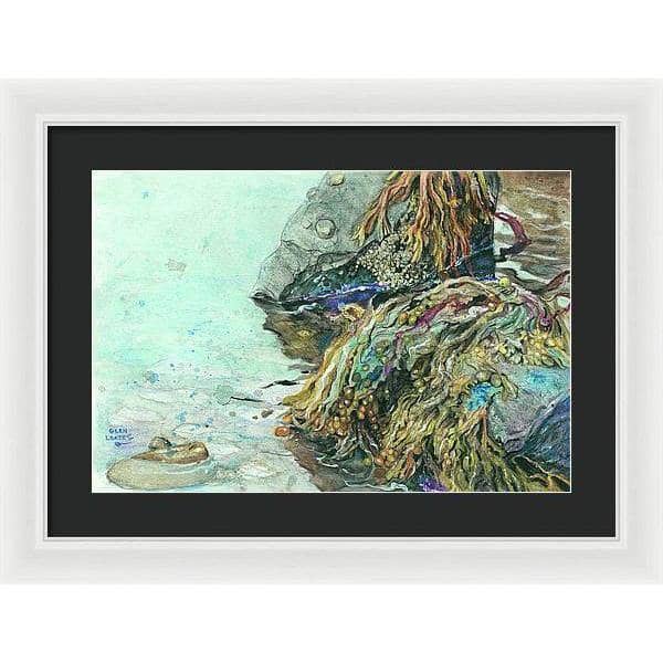 Low Tide Halifax Nova Scotia - Framed Print | Artwork by Glen Loates