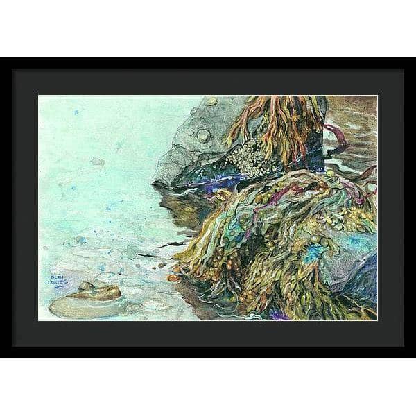 Low Tide Halifax Nova Scotia - Framed Print | Artwork by Glen Loates