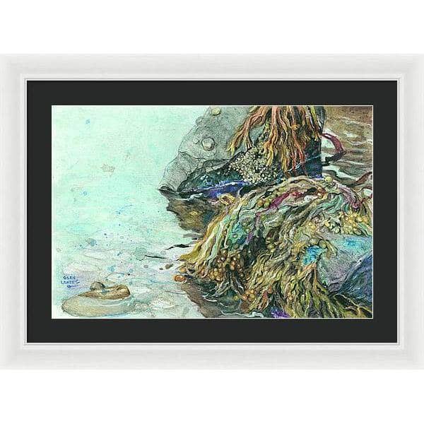 Low Tide Halifax Nova Scotia - Framed Print | Artwork by Glen Loates