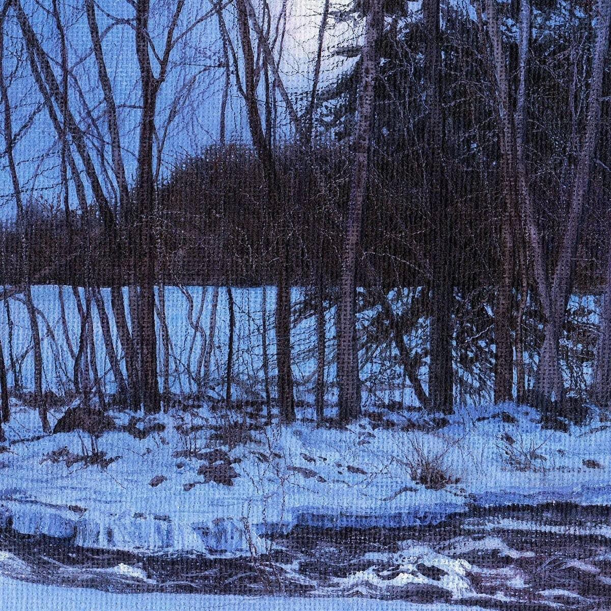 Moonlit Landscape - Canvas Print | Artwork by Glen Loates