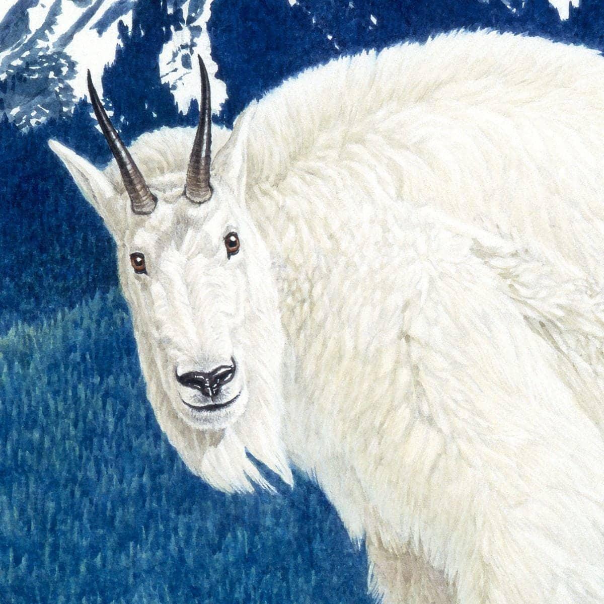 Mountain Goats and Kids - Tote Bag | Artwork by Glen Loates