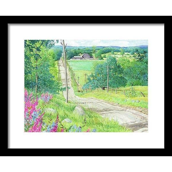 Over the Hills and Far Away - Framed Print | Artwork by Glen Loates