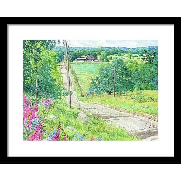 Over the Hills and Far Away - Framed Print | Artwork by Glen Loates