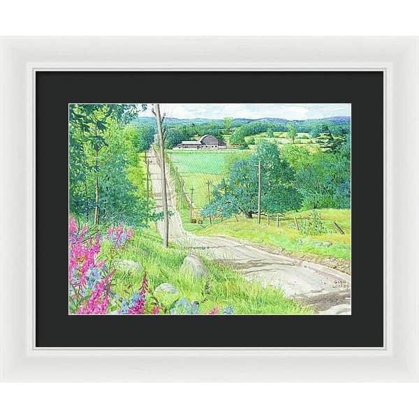 Over the Hills and Far Away - Framed Print | Artwork by Glen Loates