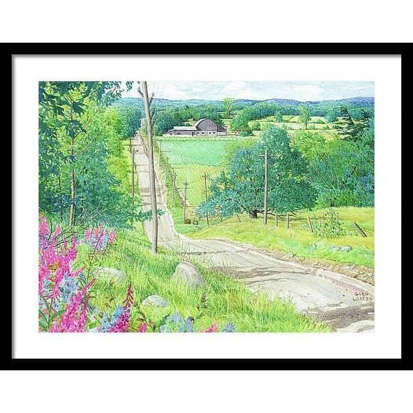 Over the Hills and Far Away - Framed Print | Artwork by Glen Loates