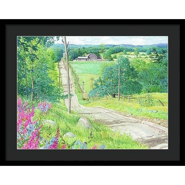 Over the Hills and Far Away - Framed Print | Artwork by Glen Loates