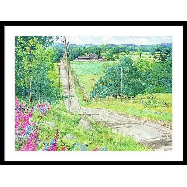 Over the Hills and Far Away - Framed Print | Artwork by Glen Loates