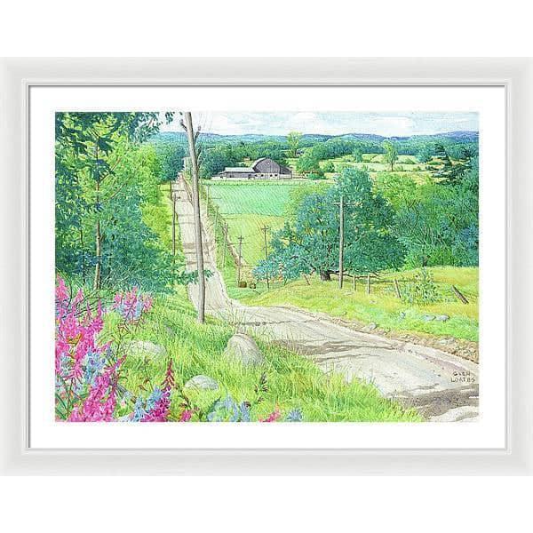 Over the Hills and Far Away - Framed Print | Artwork by Glen Loates