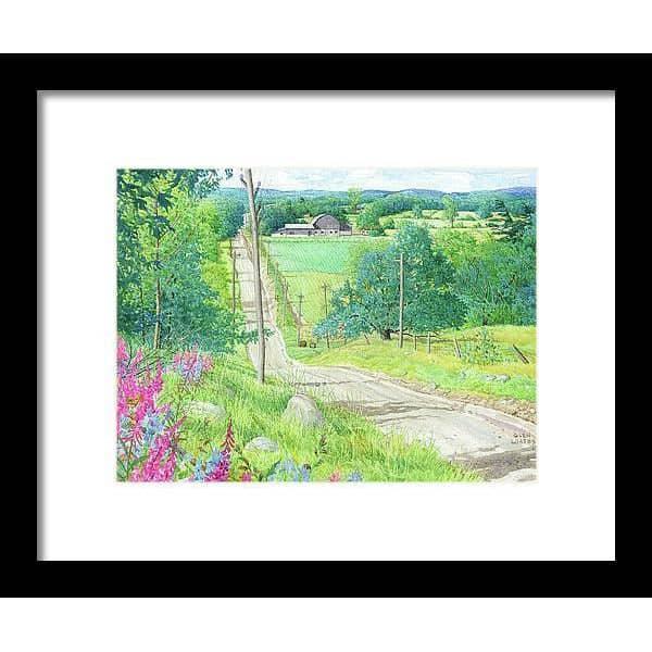 Over the Hills and Far Away - Framed Print | Artwork by Glen Loates