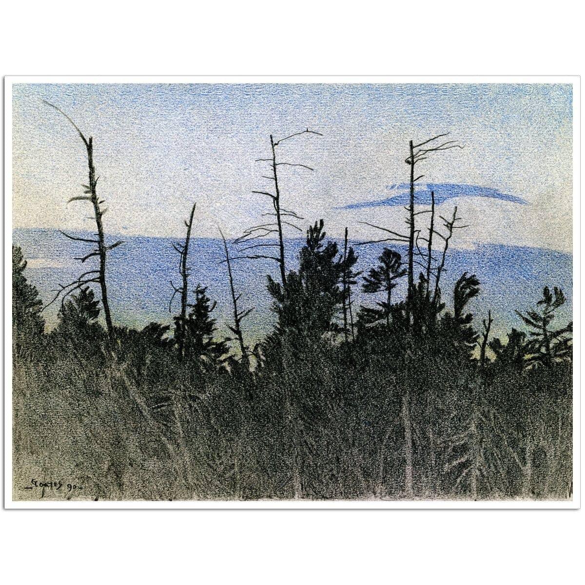 Over Twilight - Art Print | Artwork by Glen Loates