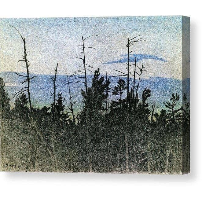 Over Twilight - Canvas Print | Artwork by Glen Loates