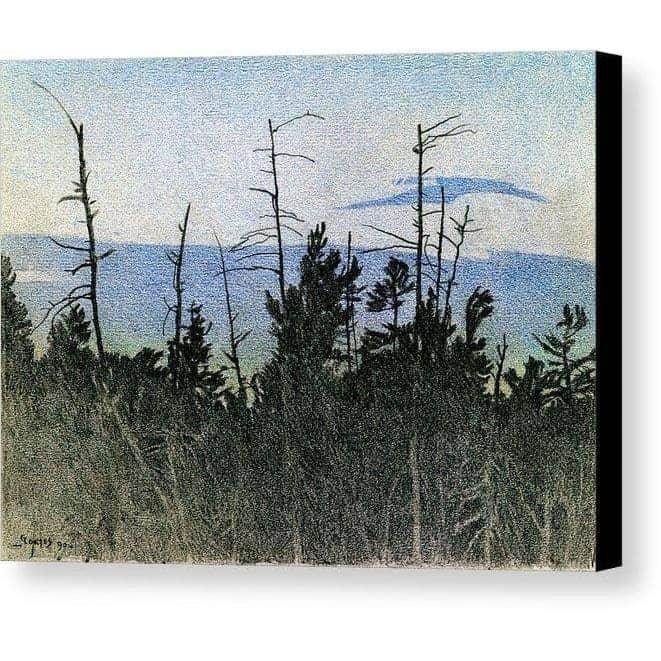 Over Twilight - Canvas Print | Artwork by Glen Loates
