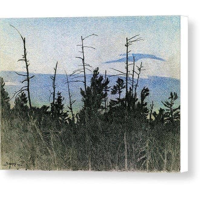 Over Twilight - Canvas Print | Artwork by Glen Loates