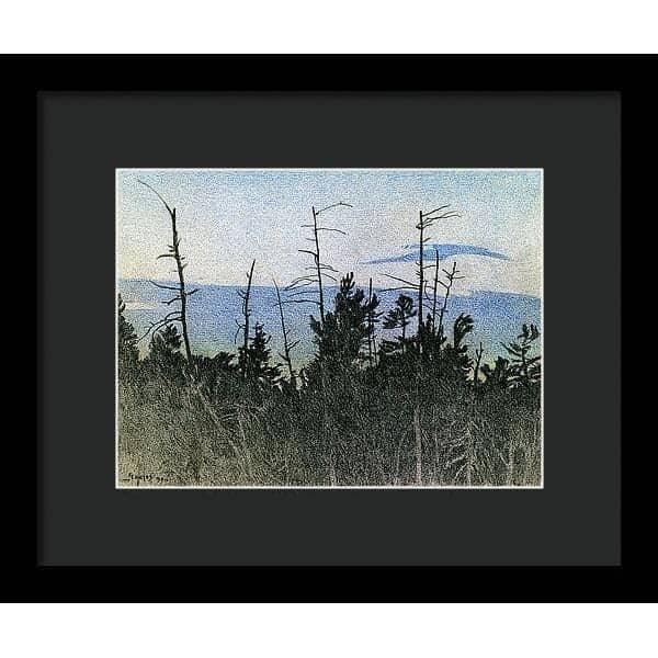 Over Twilight - Framed Print | Artwork by Glen Loates