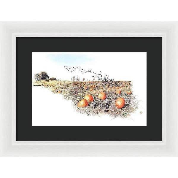 Pumpkin Patch - Framed Print | Artwork by Glen Loates