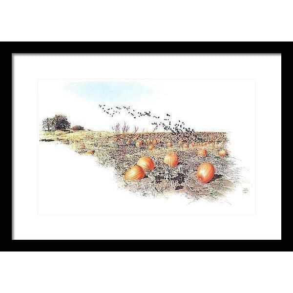 Pumpkin Patch - Framed Print | Artwork by Glen Loates