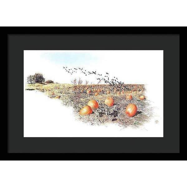 Pumpkin Patch - Framed Print | Artwork by Glen Loates