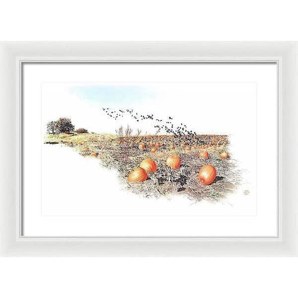Pumpkin Patch - Framed Print | Artwork by Glen Loates