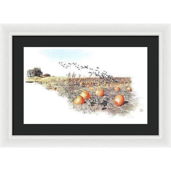 Pumpkin Patch - Framed Print | Artwork by Glen Loates