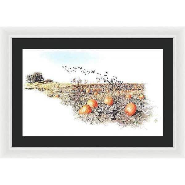 Pumpkin Patch - Framed Print | Artwork by Glen Loates