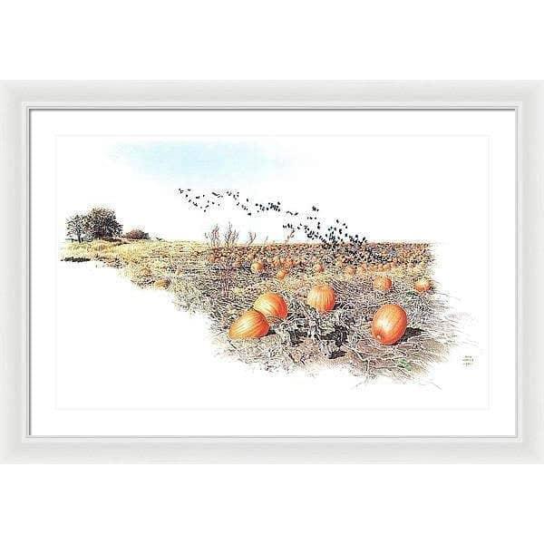 Pumpkin Patch - Framed Print | Artwork by Glen Loates