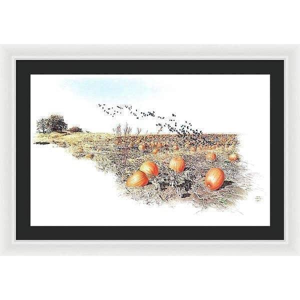 Pumpkin Patch - Framed Print | Artwork by Glen Loates