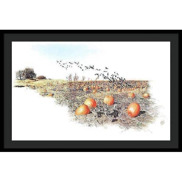 Pumpkin Patch - Framed Print | Artwork by Glen Loates