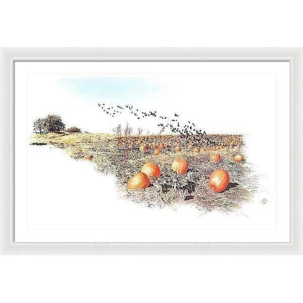Pumpkin Patch - Framed Print | Artwork by Glen Loates