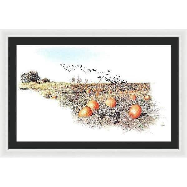 Pumpkin Patch - Framed Print | Artwork by Glen Loates
