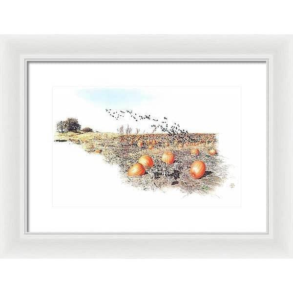 Pumpkin Patch - Framed Print | Artwork by Glen Loates