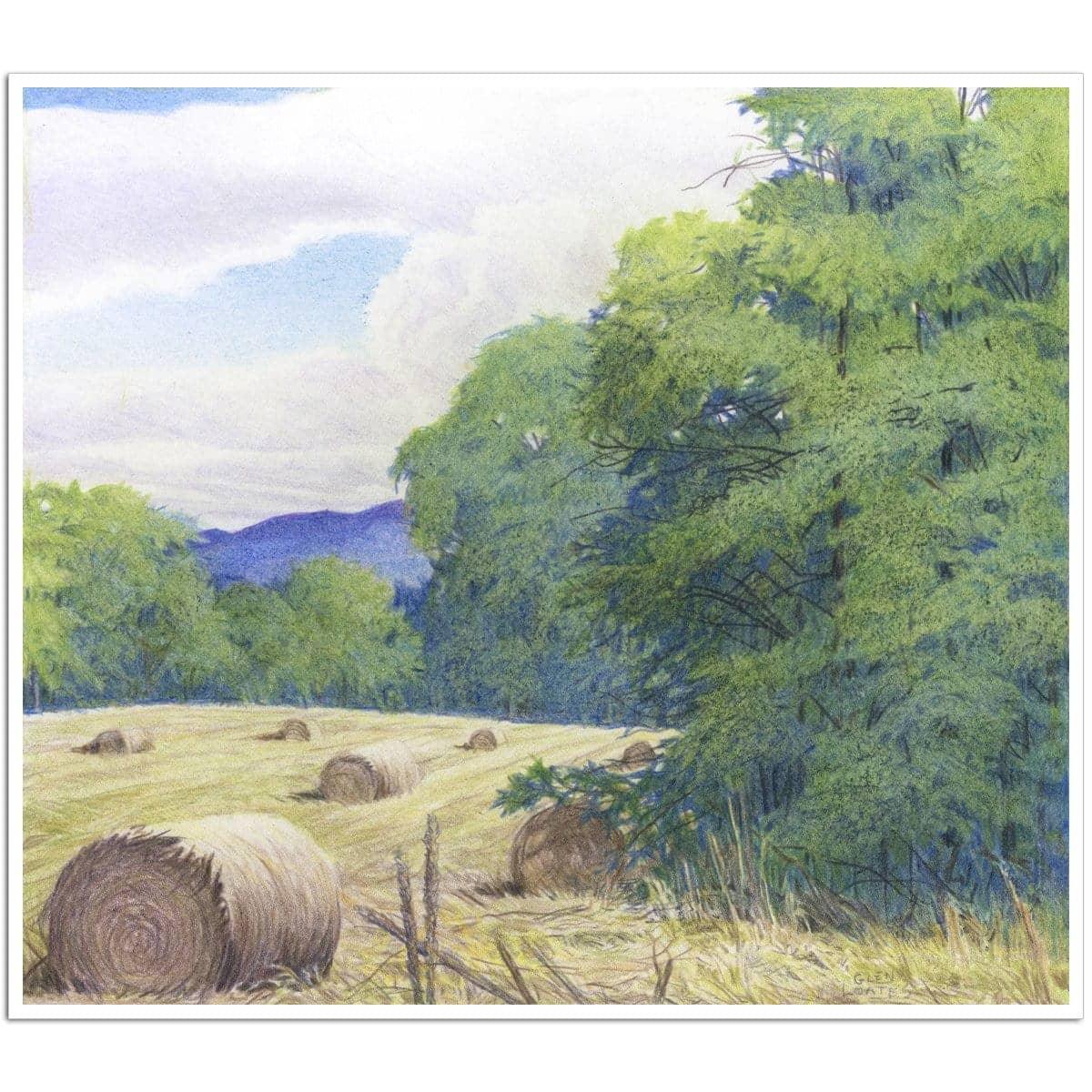 Purple Hills - Art Print | Artwork by Glen Loates