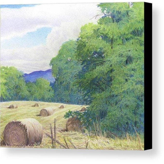 Purple Hills - Canvas Print | Artwork by Glen Loates