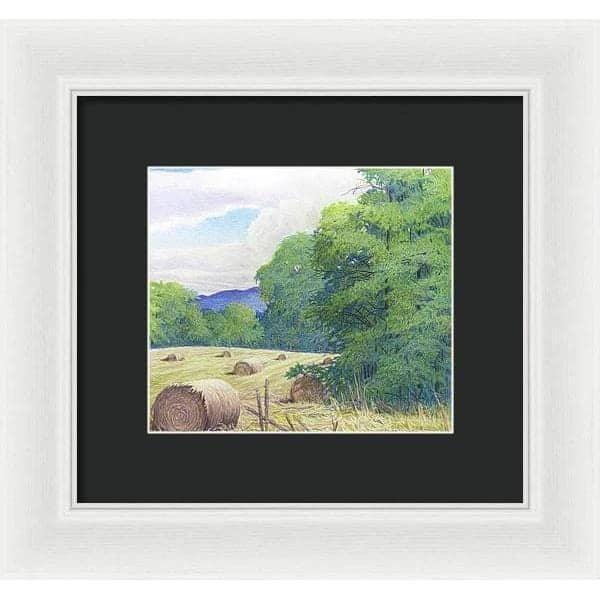 Purple Hills - Framed Print | Artwork by Glen Loates