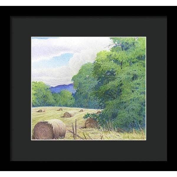 Purple Hills - Framed Print | Artwork by Glen Loates
