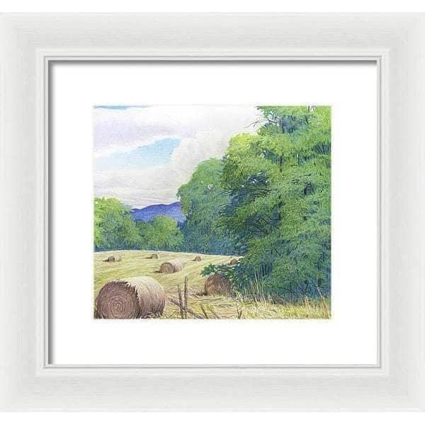 Purple Hills - Framed Print | Artwork by Glen Loates