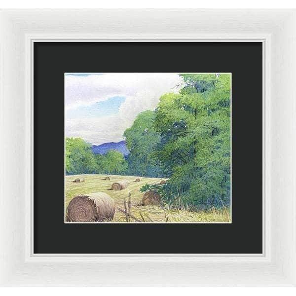 Purple Hills - Framed Print | Artwork by Glen Loates