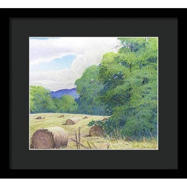 Purple Hills - Framed Print | Artwork by Glen Loates