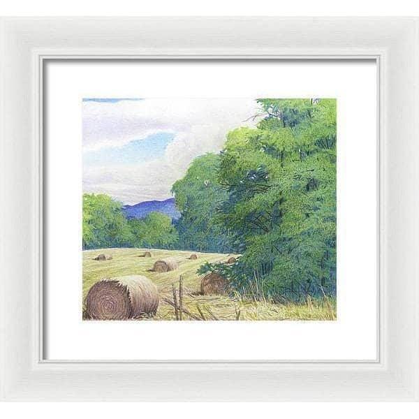 Purple Hills - Framed Print | Artwork by Glen Loates