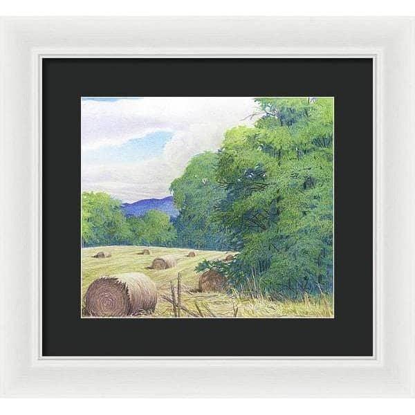 Purple Hills - Framed Print | Artwork by Glen Loates